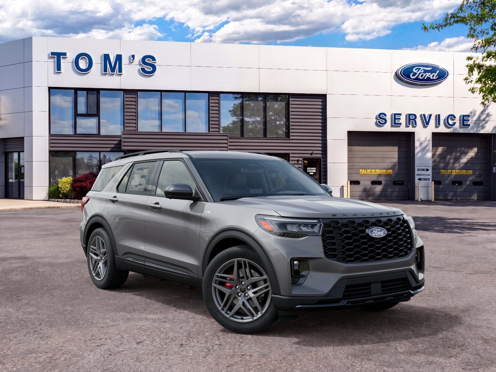 New 2027 Carbonized Gray Metallic Ford ST-Line image 4