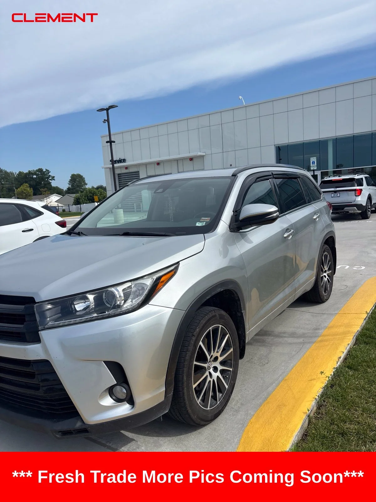 Used 2017 Celestial Silver Metallic Toyota SE image 1