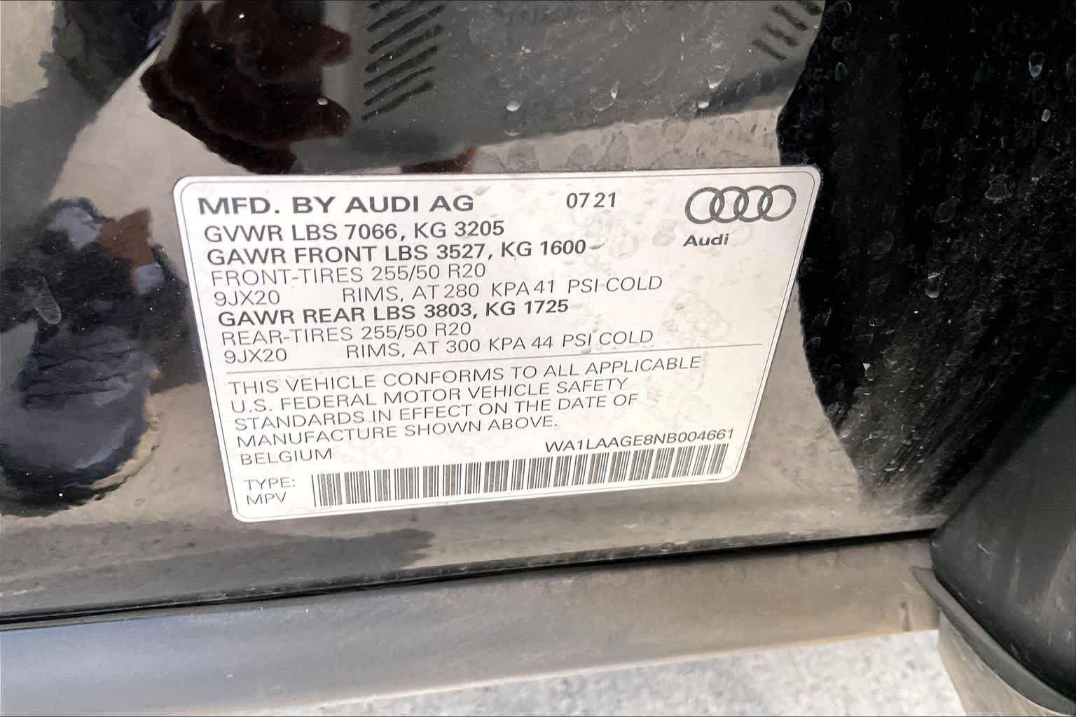 Used 2022 Brilliant Black Audi Premium Plus image 34