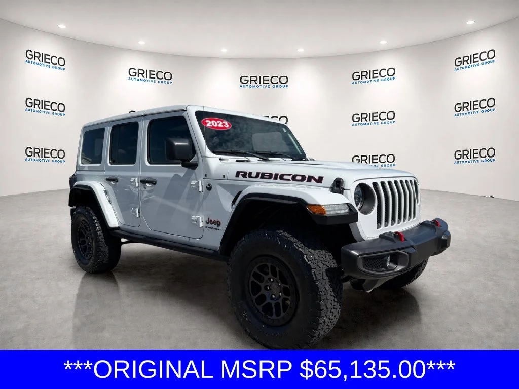 Used 2023 White Jeep Rubicon image 1