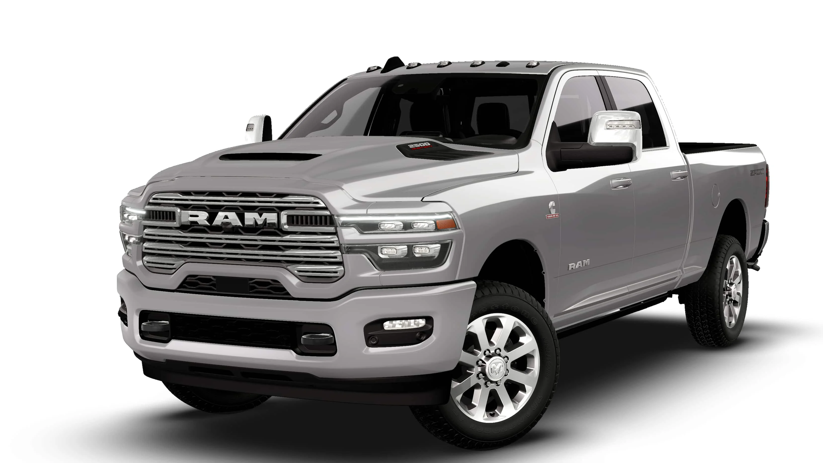 New 2026 Silver-Zynith Exterior Paint RAM LARAMIE image 13