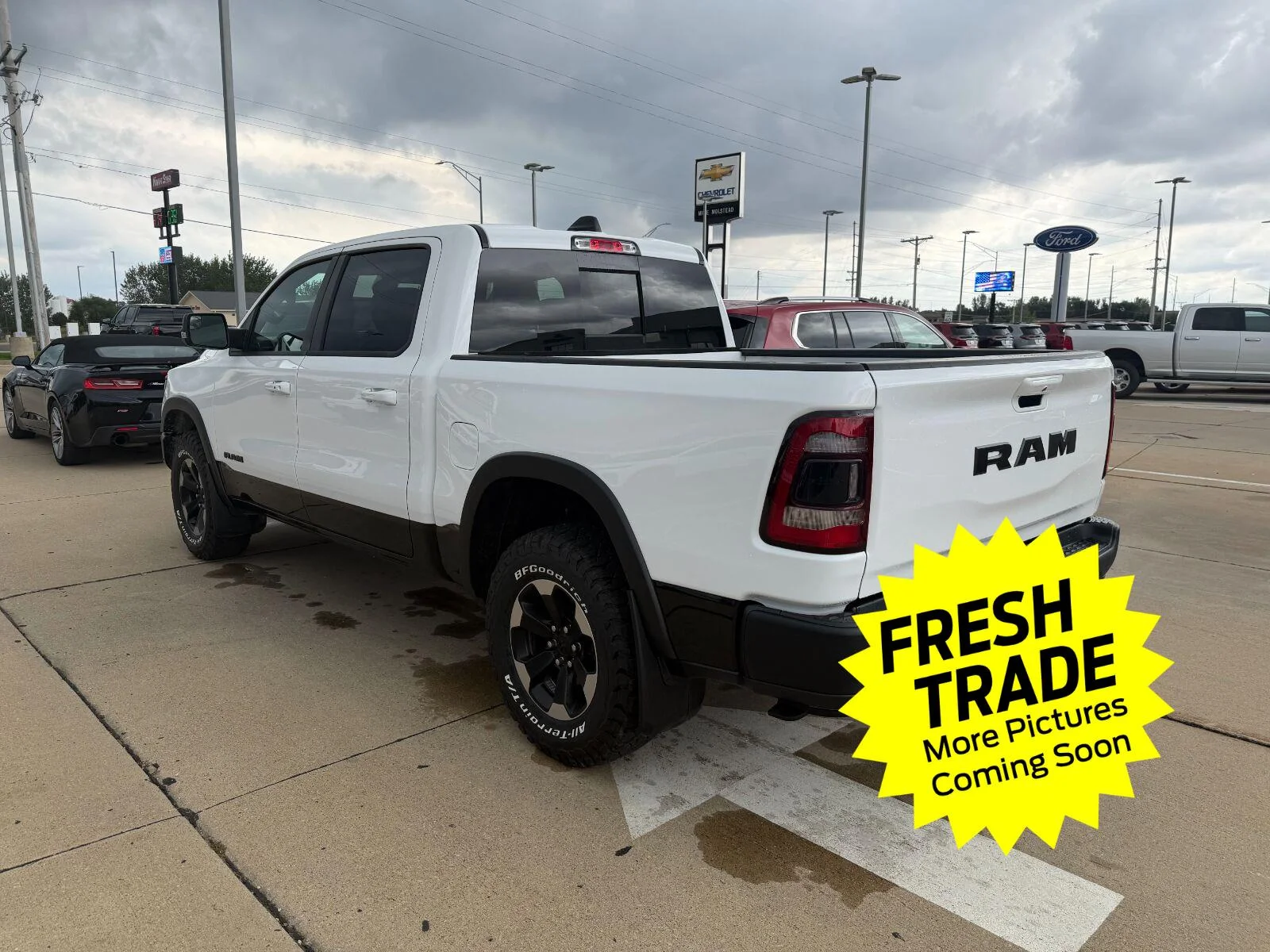 Used 2020 Bright White Clearcoat Ram Rebel image 5