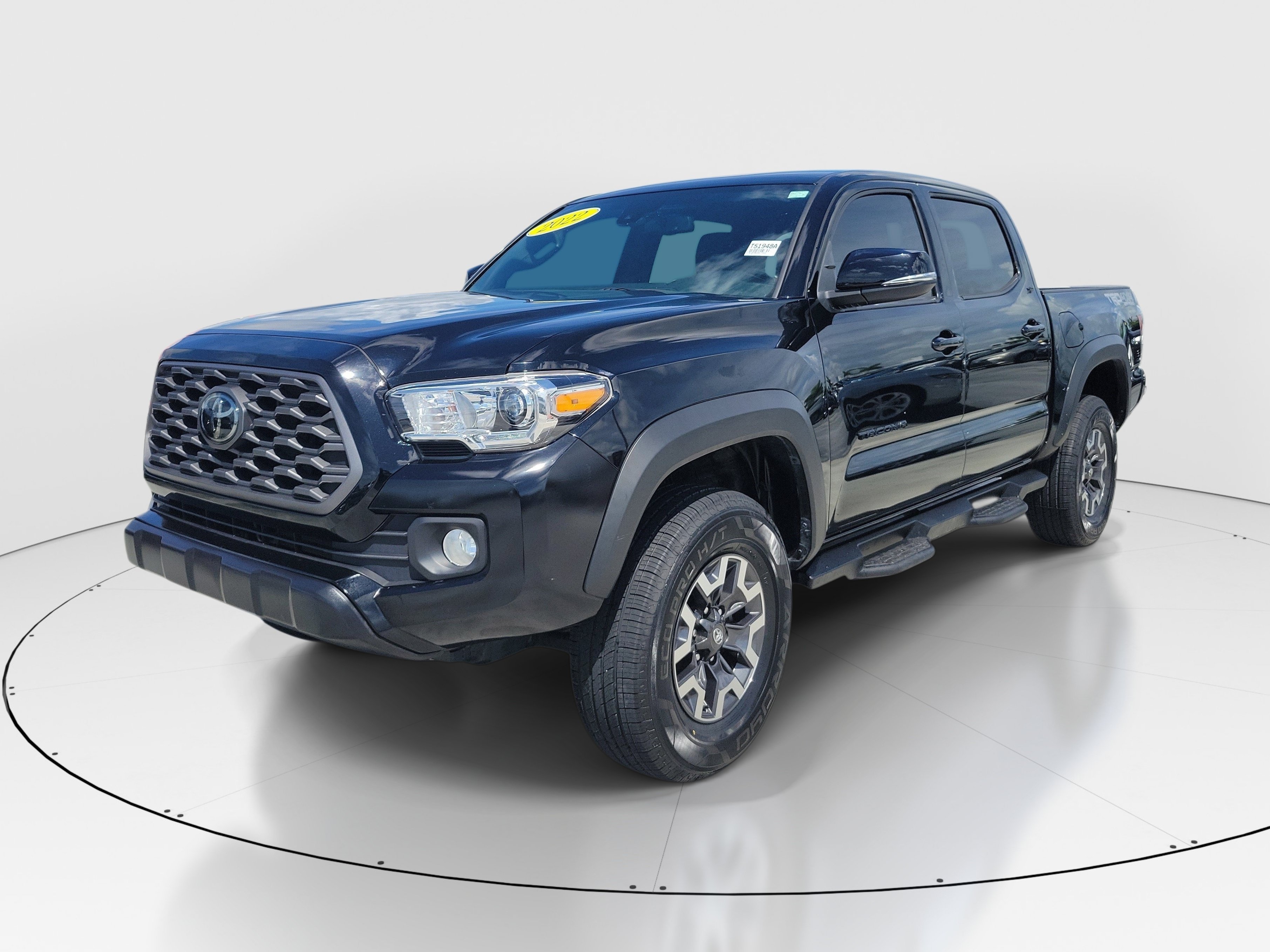 Used 2022 Midnight Black Metallic Toyota TRD Off-Road image 3