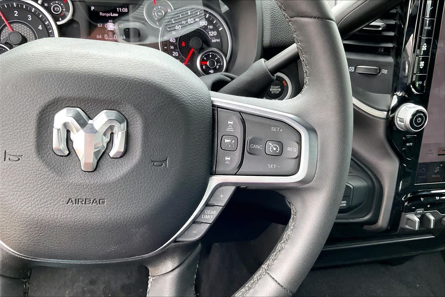Used 2025 Diamond Black Crystal Pearlcoat Ram Big Horn image 24