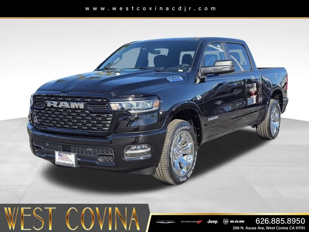 New 2026 Diamond Black Crystal Pearl-Coat Exterior Paint RAM Big Horn/Lone Star image 1
