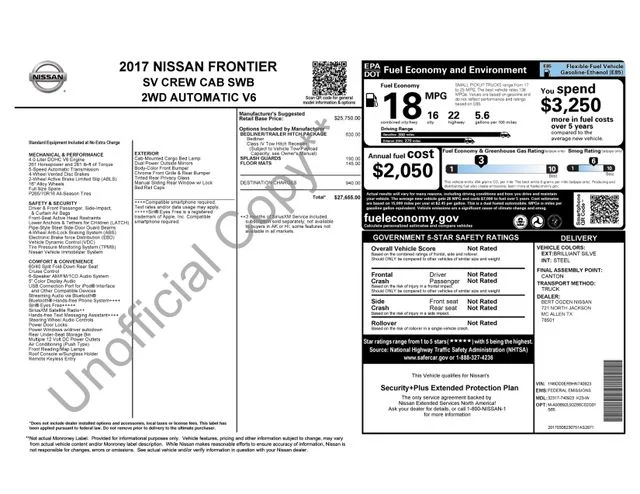 Used 2017 Silver Nissan SV image 16