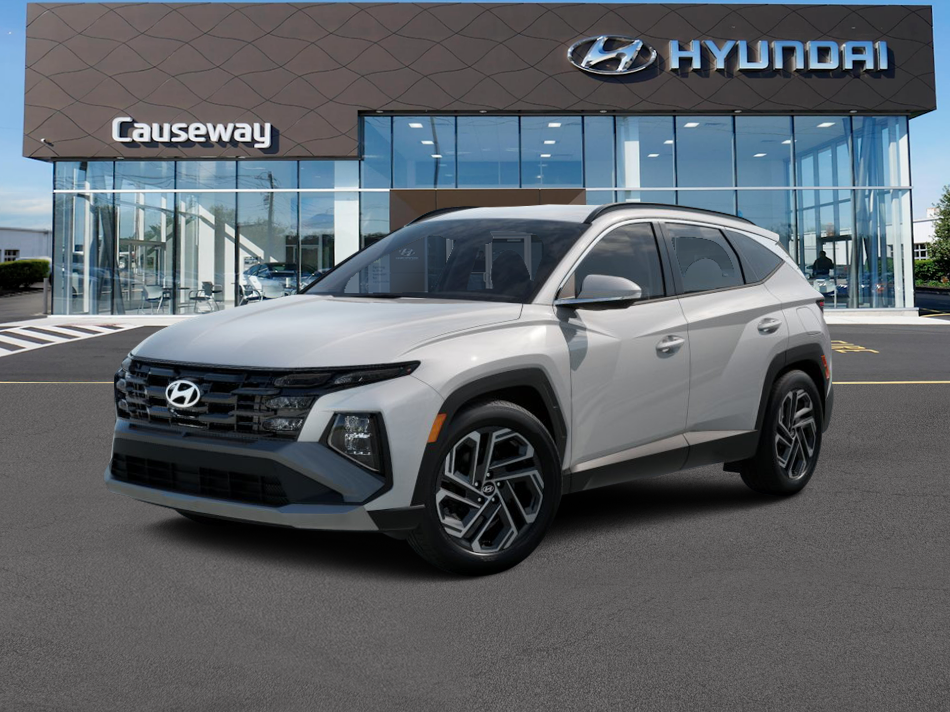 New 2026 White Hyundai SEL Plus AWD image 2
