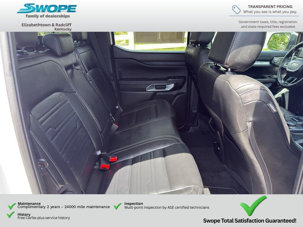 Used 2024 OXFORD WHITE Ford LARIAT image 14