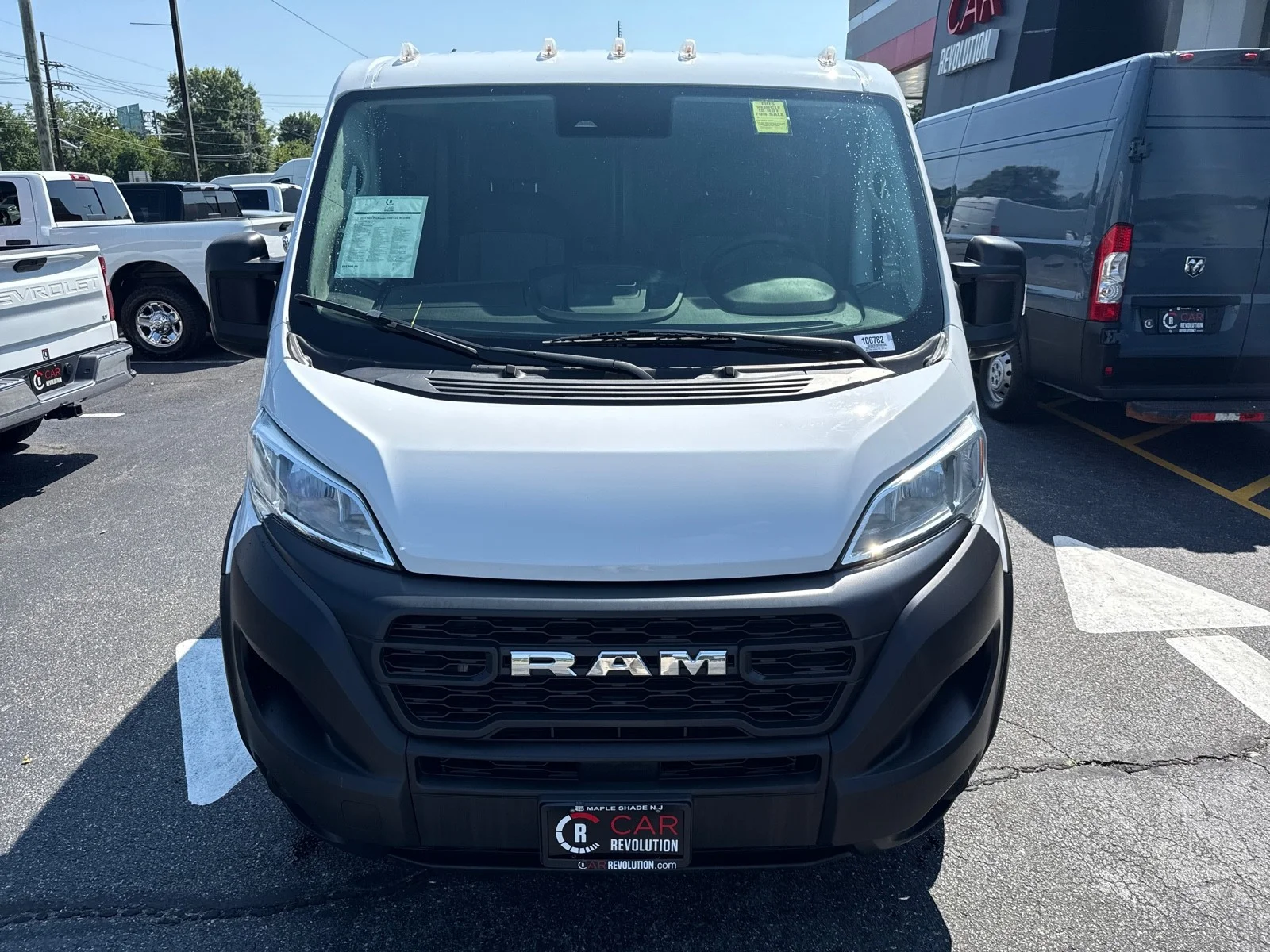 Used 2023 Bright White Clearcoat Ram Low Roof WB image 2