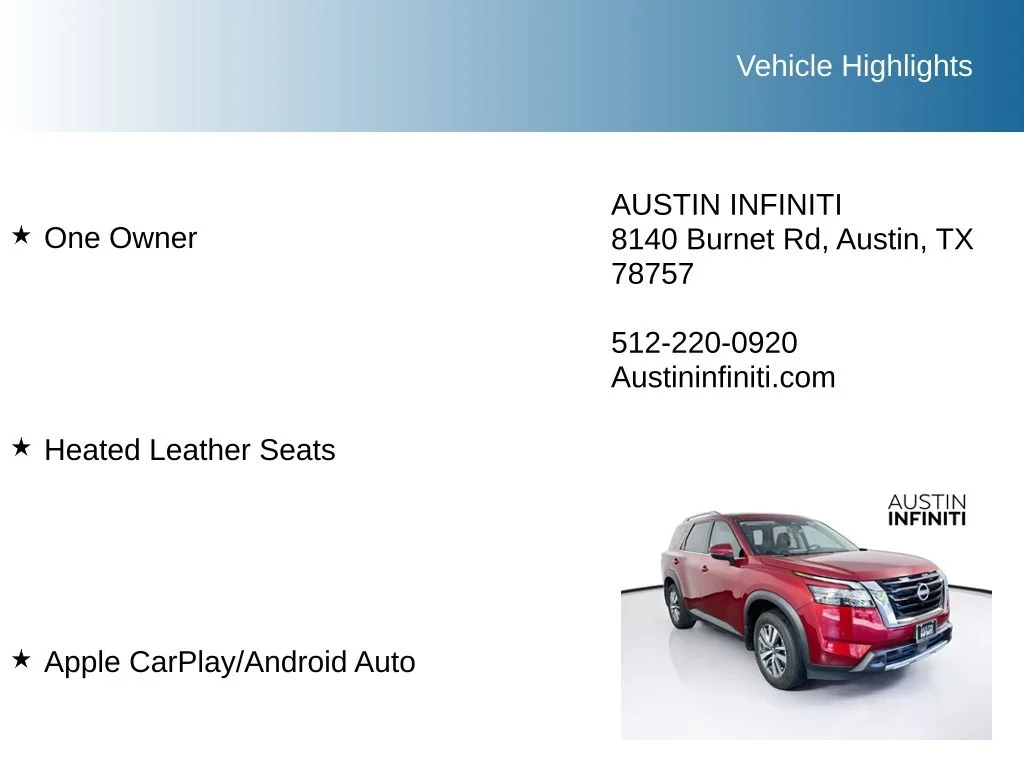 Used 2024 Red Nissan SL image 9