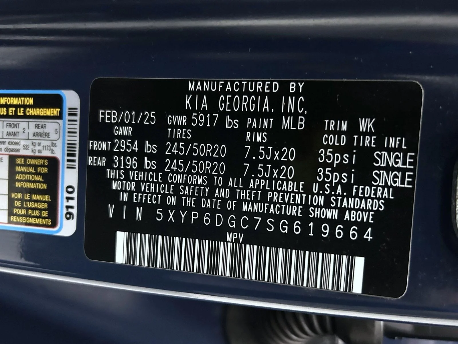 Used 2025 Black Kia S image 26