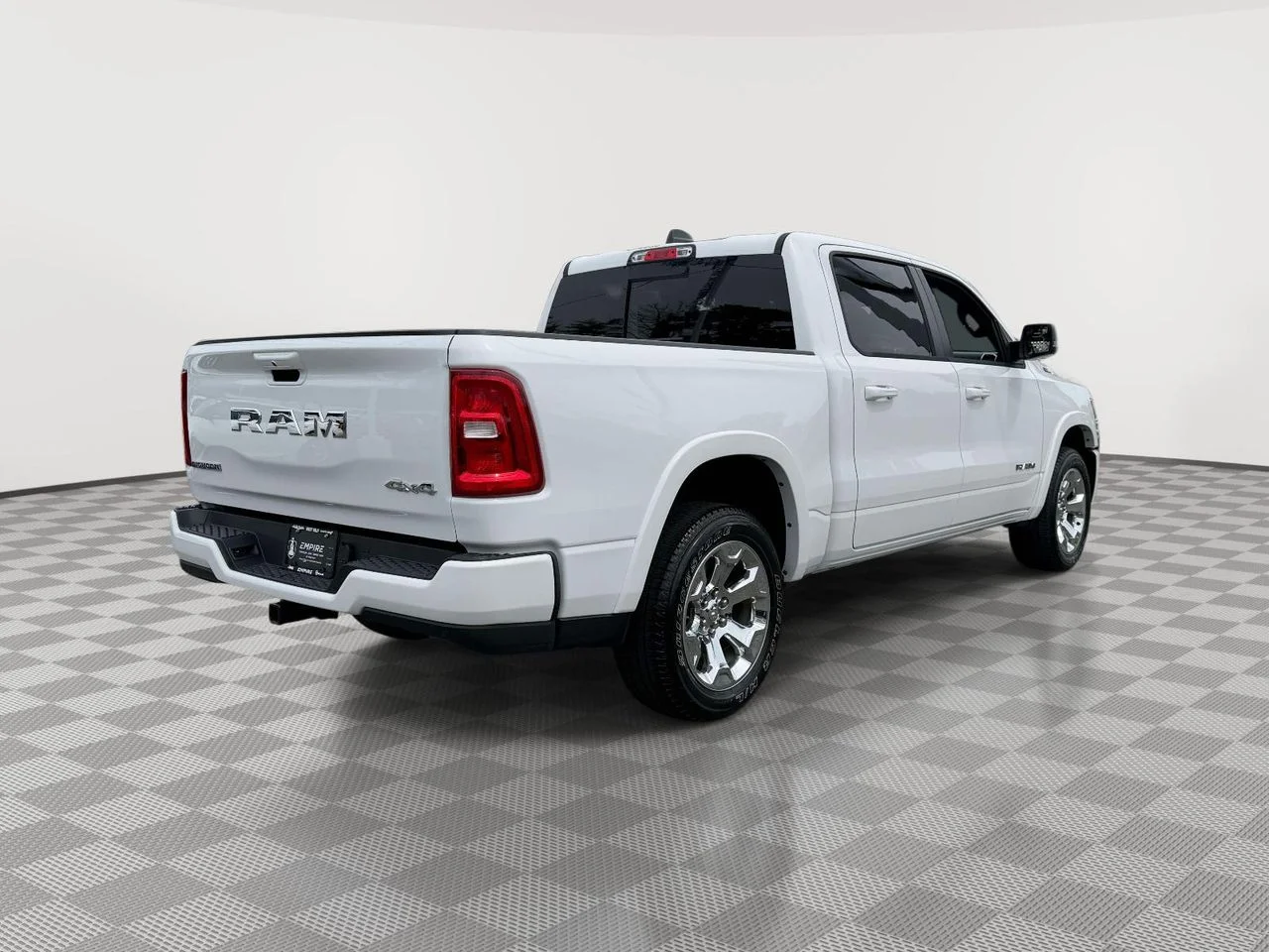 Used 2025 Bright White Clearcoat RAM Big Horn Crew Cab 4x4 57