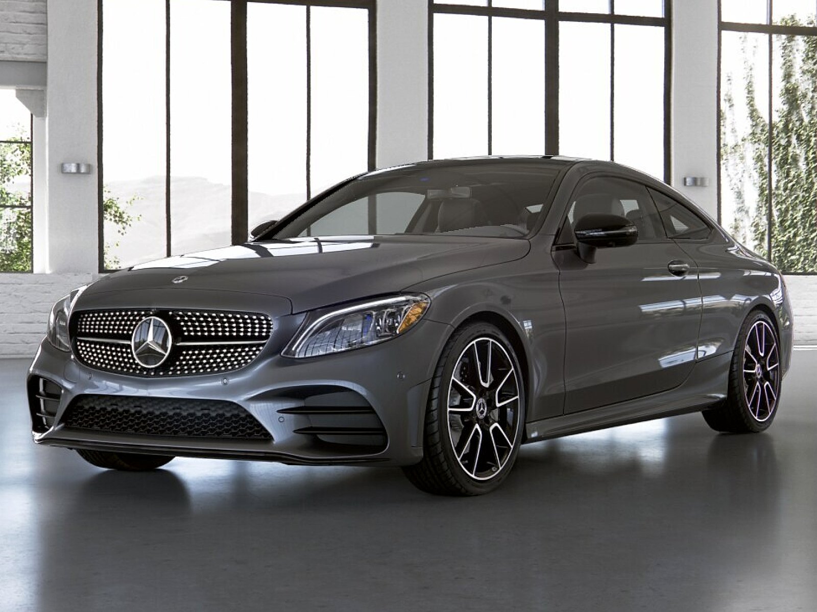 Certified Used 2023 Selenite Grey Metallic Mercedes-Benz Coupe image 1