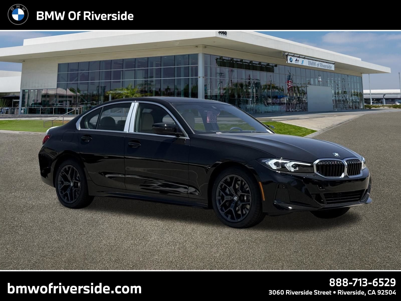 New 2026 Jet Black BMW 330i xDrive image 1