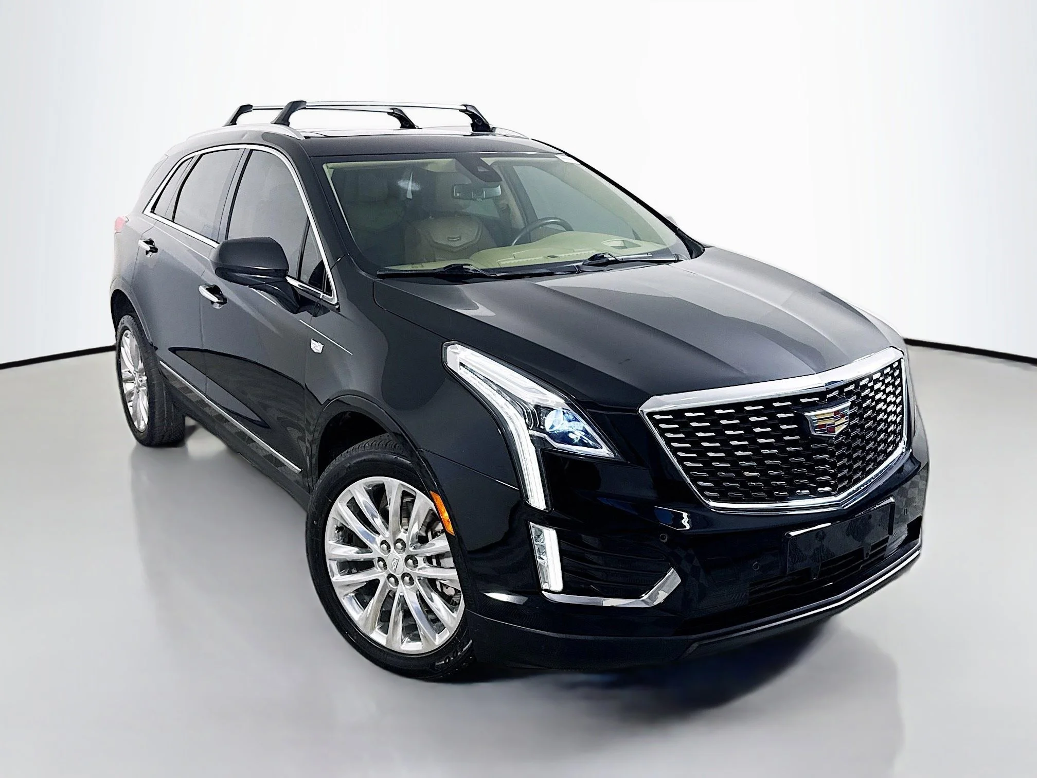Used 2017 Stellar Black Metallic Cadillac Platinum AWD image 1