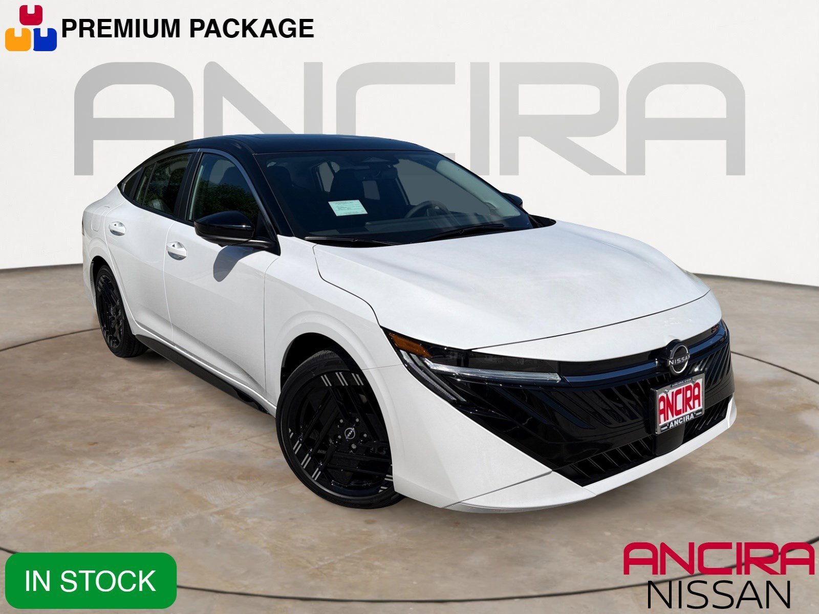New 2026 Aspen White Tricoat/Super Black Nissan SR image 1