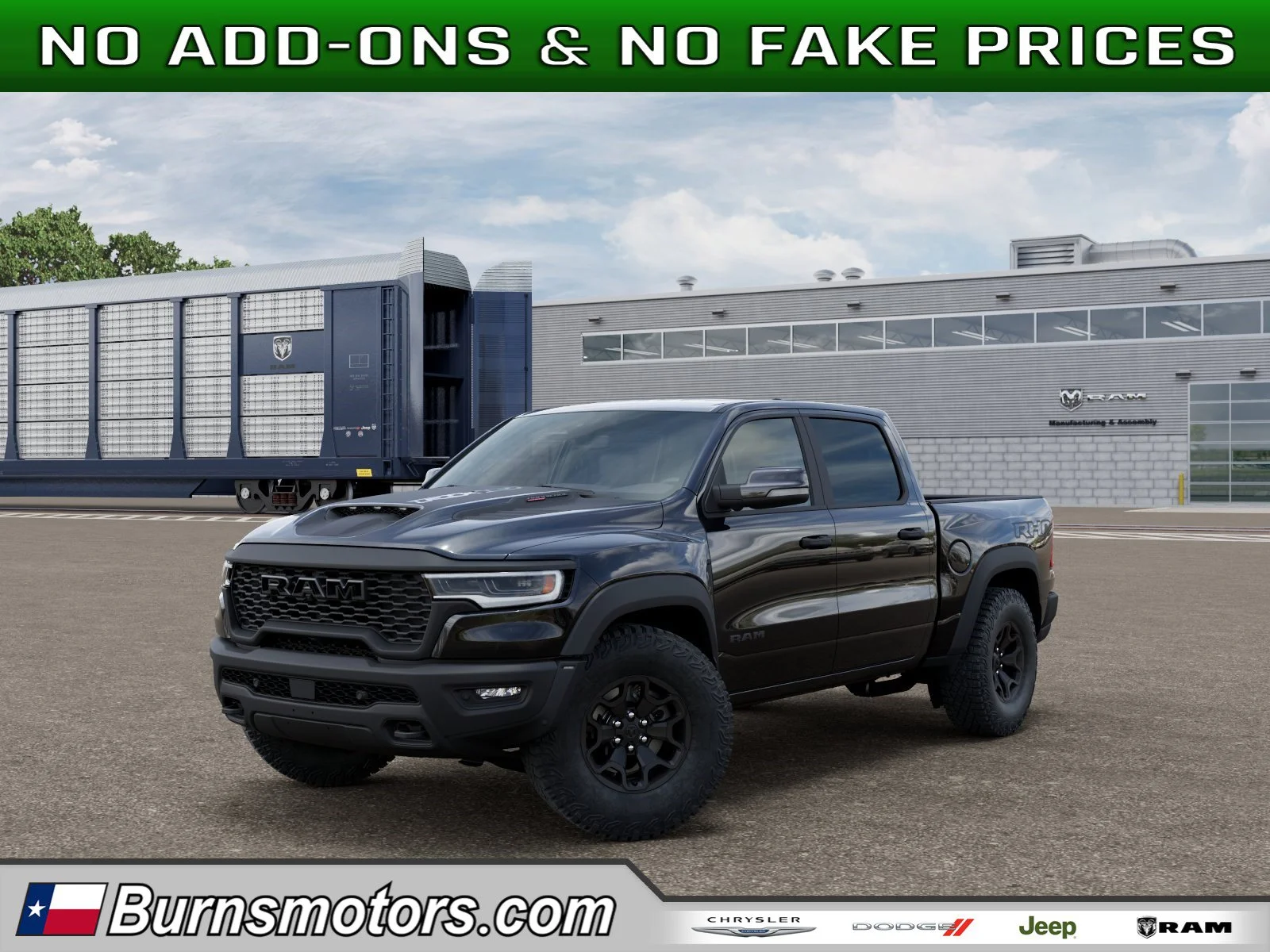 New 2026 Diamond Black Crystal Pearlcoat RAM RHO image 1