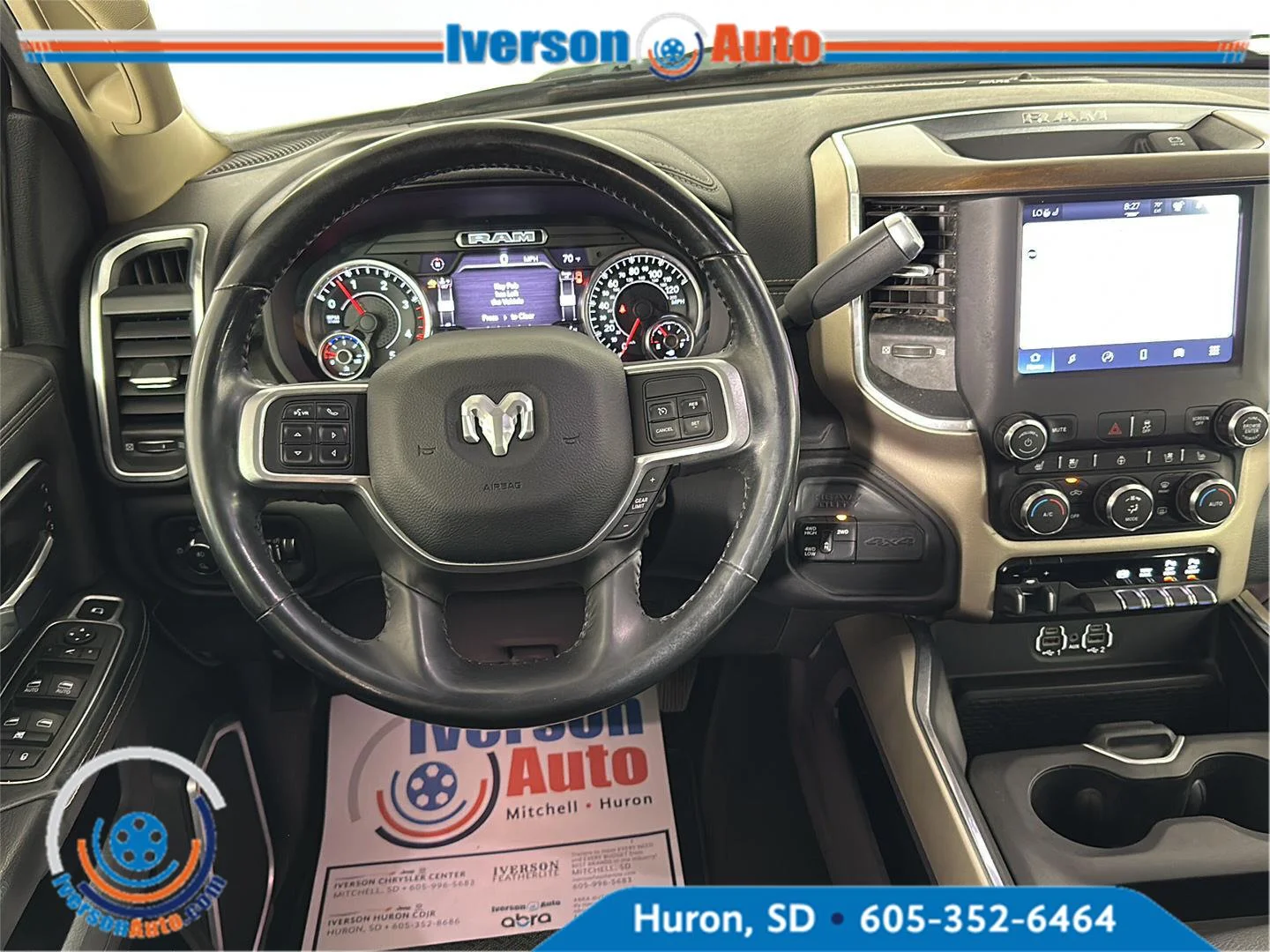 Used 2022 Bright White Clearcoat Ram Laramie image 21