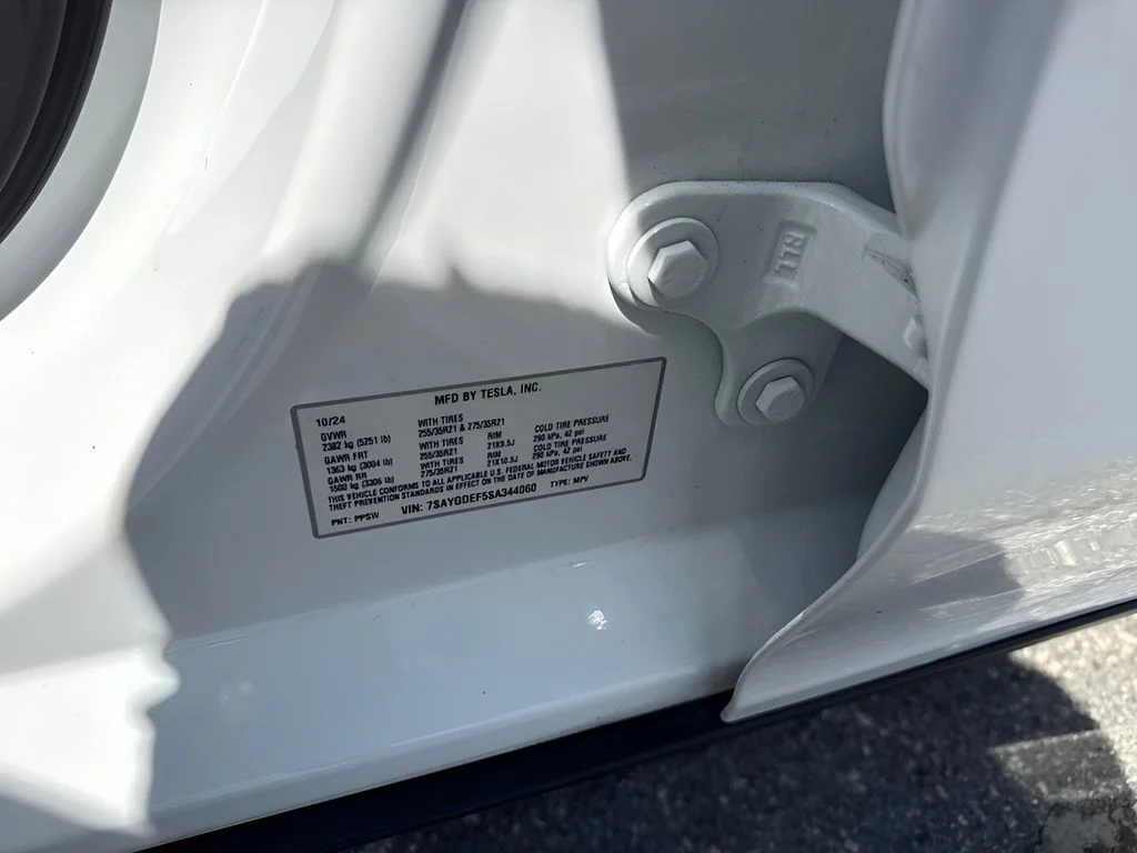 Used 2025 White Tesla Performance image 28