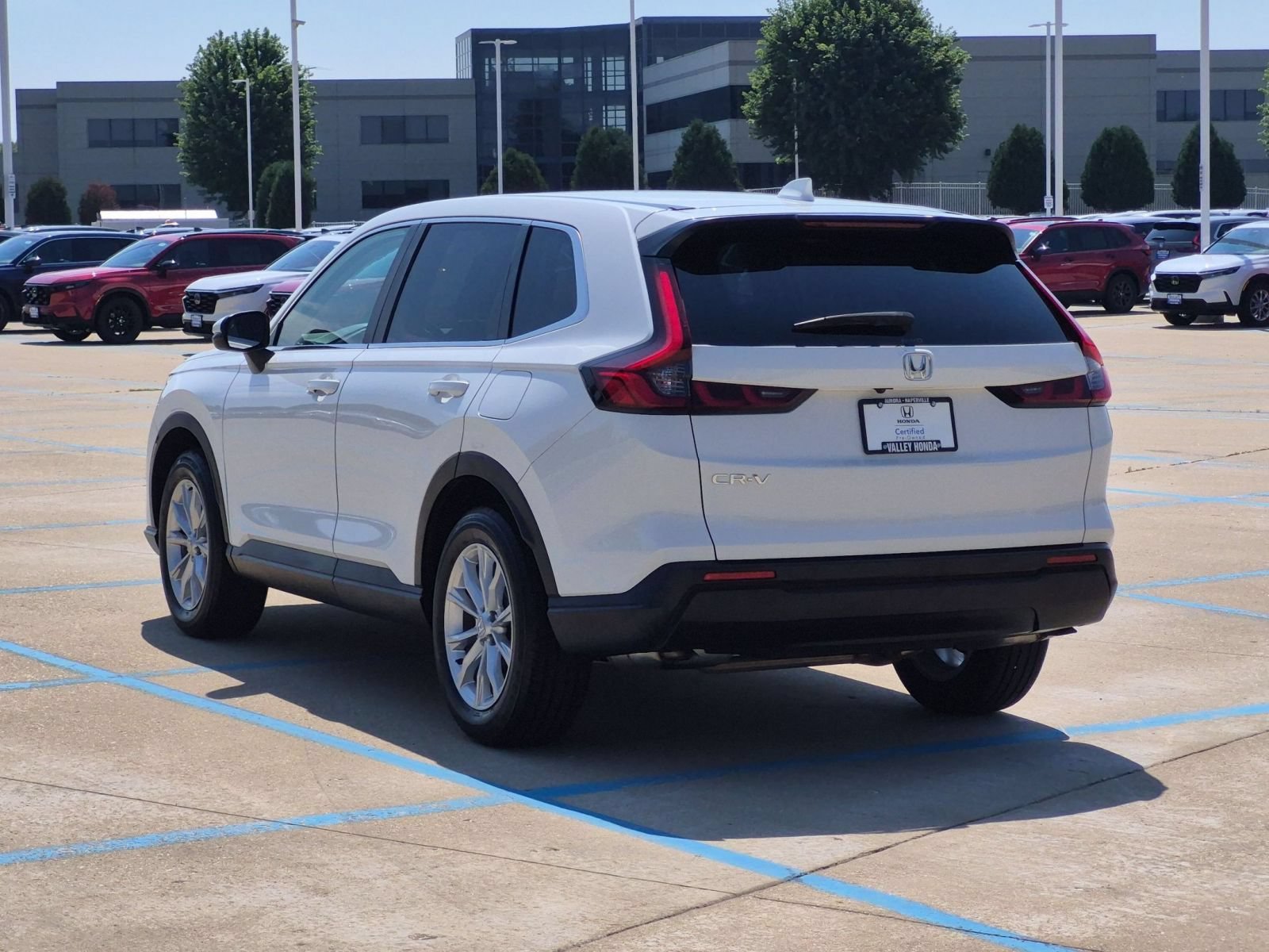 Certified Used 2023 Platinum White Pearl Honda EX AWD image 9