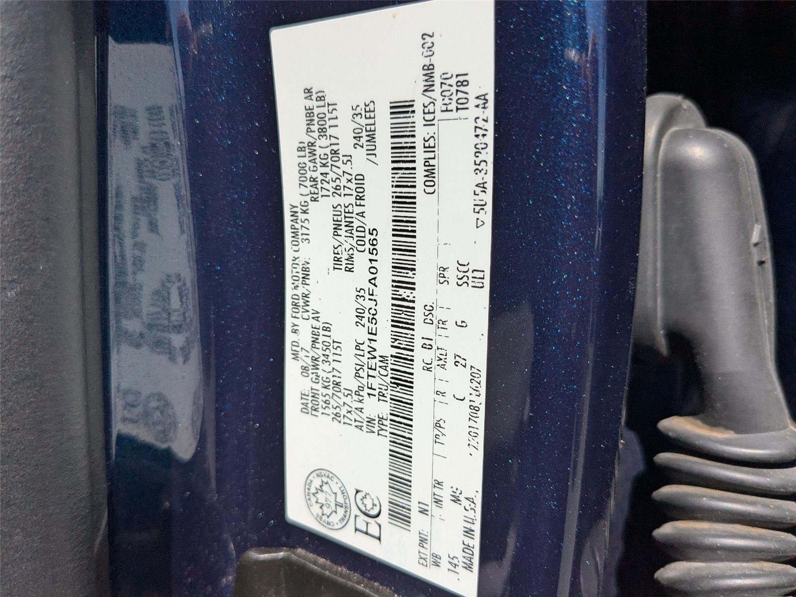 Used 2018 Blue Jeans Metallic Ford XLT image 37