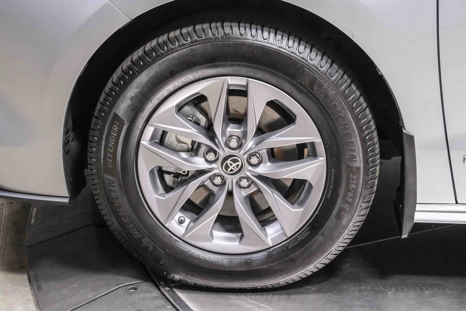 Used 2021 Celestial Silver Metallic Toyota XLE image 10