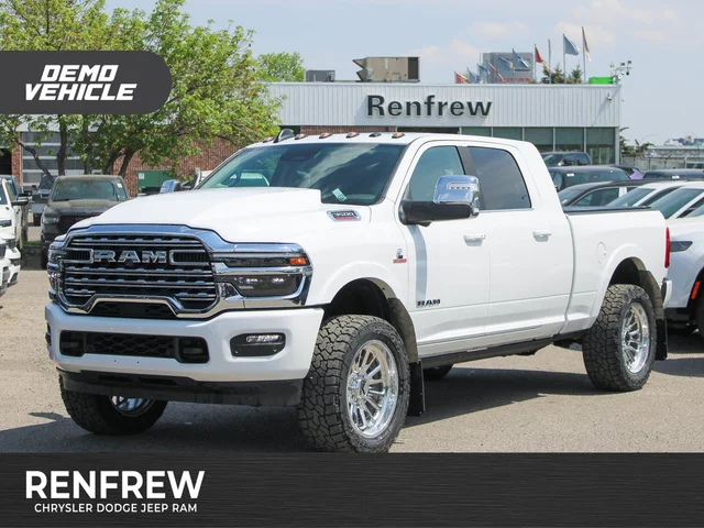 2026 RAM 3500 Limited Longhorn* Mega Cab 4x4, 2 Inch BDS Lift, Forged 22 Inch Wheels, 35 Inch Tires