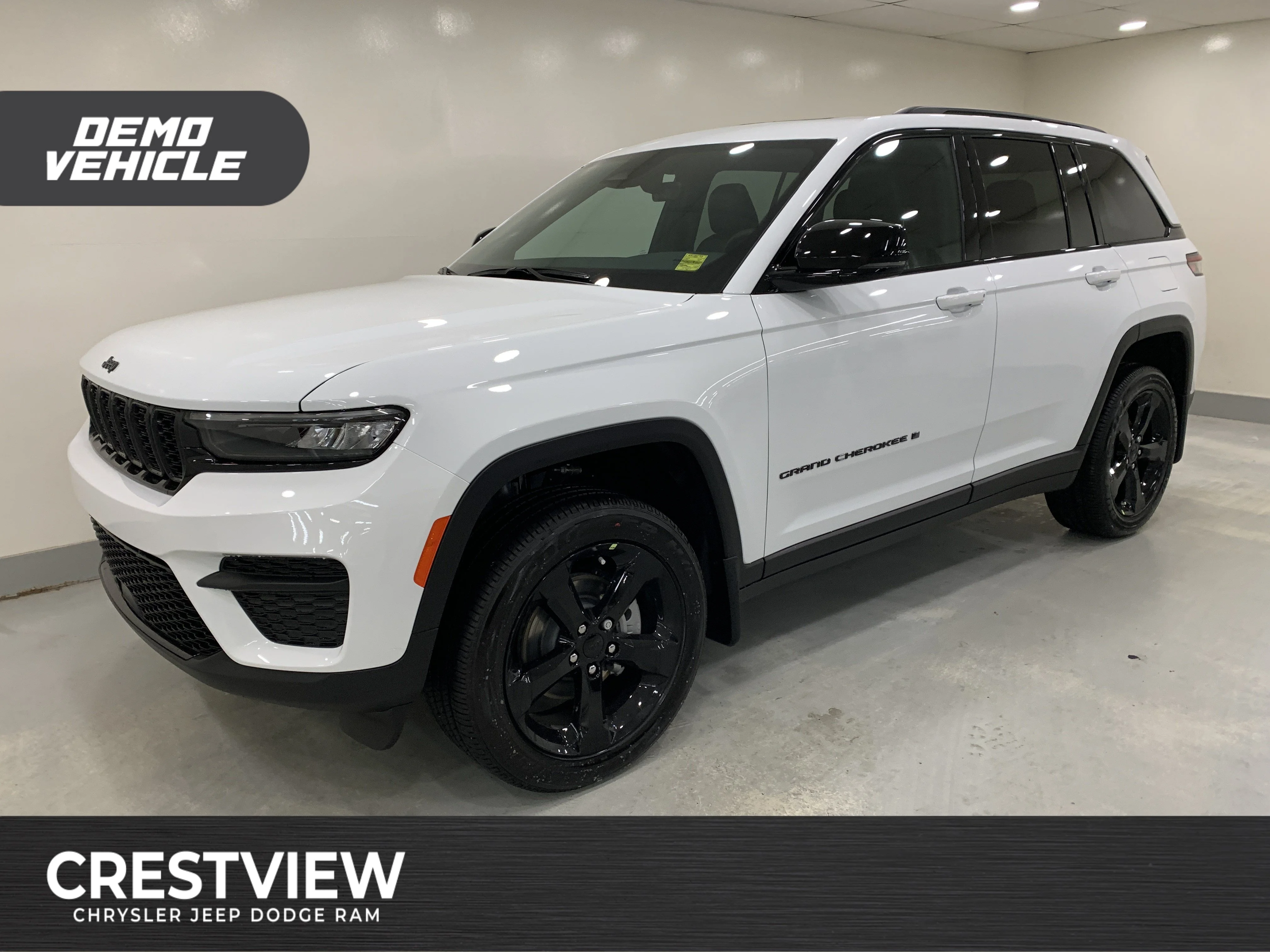 New 2025 Bright White Jeep Altitude image 1