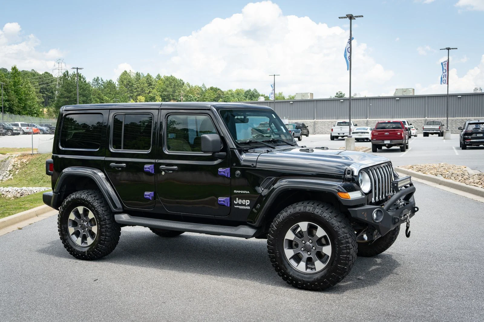 Used 2021 Black Clearcoat Jeep Unlimited Sahara image 12