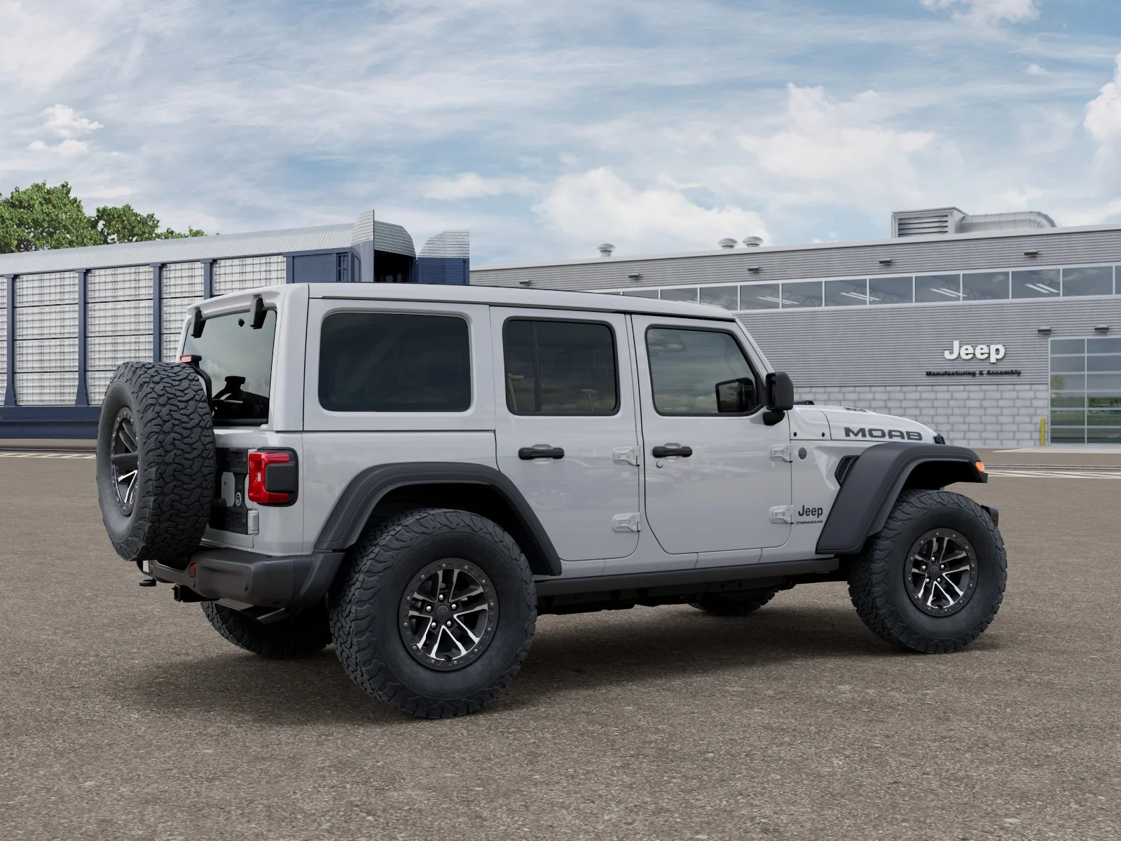 New 2026 Bright White Clear-Coat Exterior Paint Jeep Moab 392 image 32