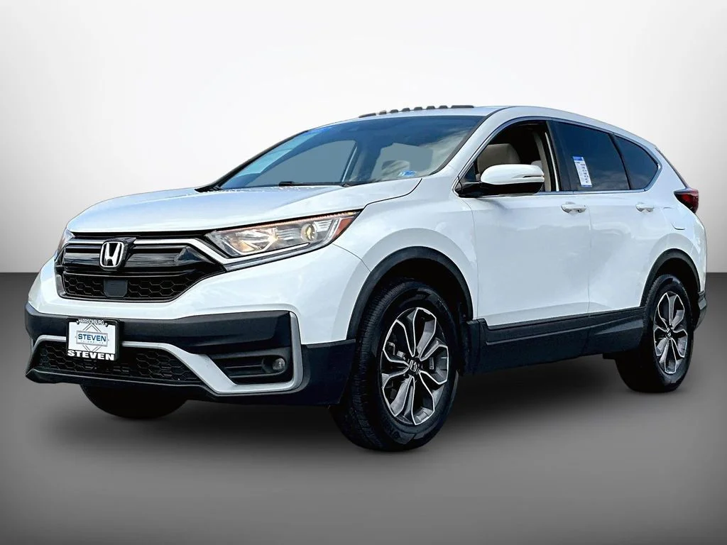 Certified Used 2021 Platinum White Pearl Honda EX image 3