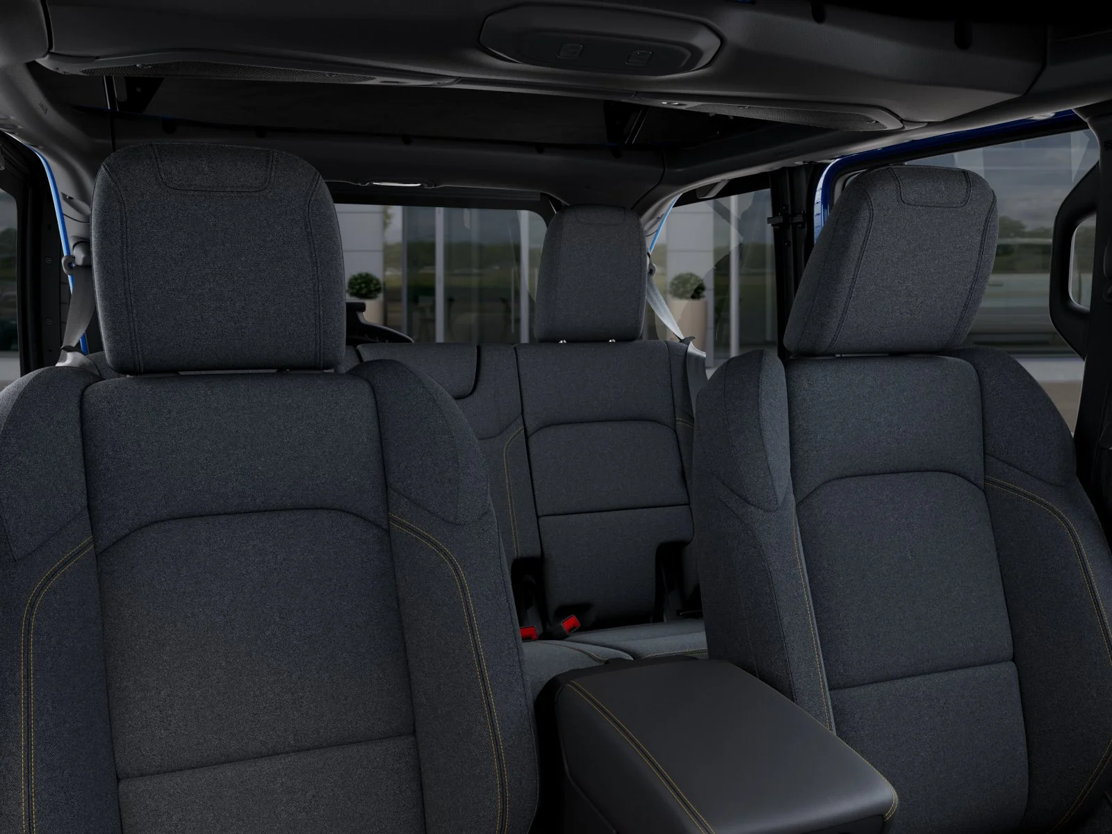 New 2025 Hydro Blue Pearl-Coat Exterior Paint Jeep Sahara image 46