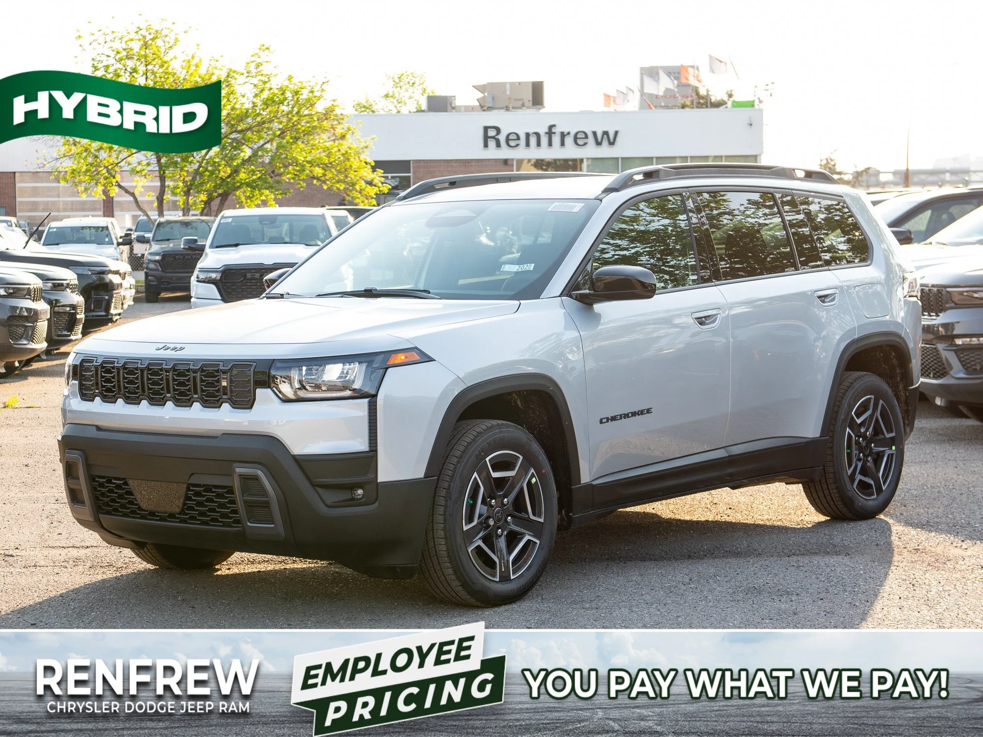 New 2026 Silver Jeep Laredo * Hybrid image 1