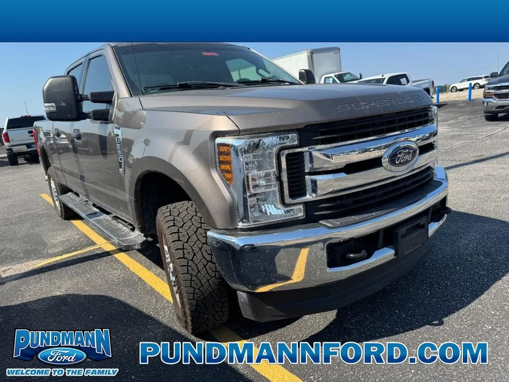 Used 2018 Stone Gray Metallic Ford XLT image 1