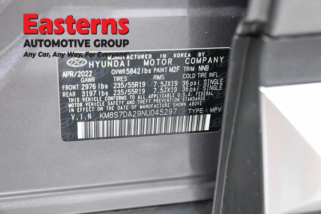 Used 2022 Gray Hyundai Limited image 40