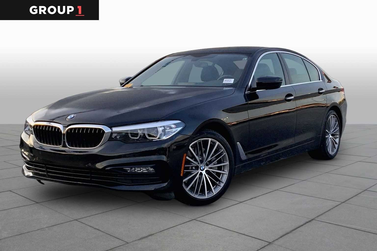 Black Sapphire Metallic 2018 BMW 5 Series 530i Sedan RWD Sedan Rear-Wheel Drive Automatic