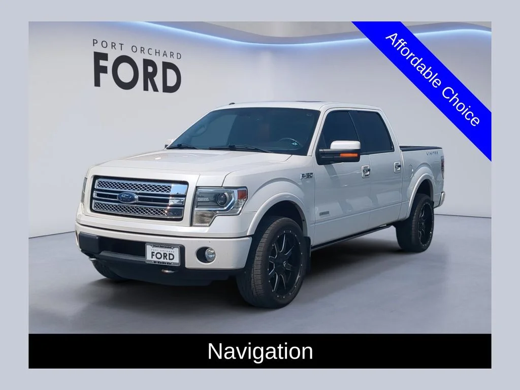 Used 2013 White Ford Limited image 1