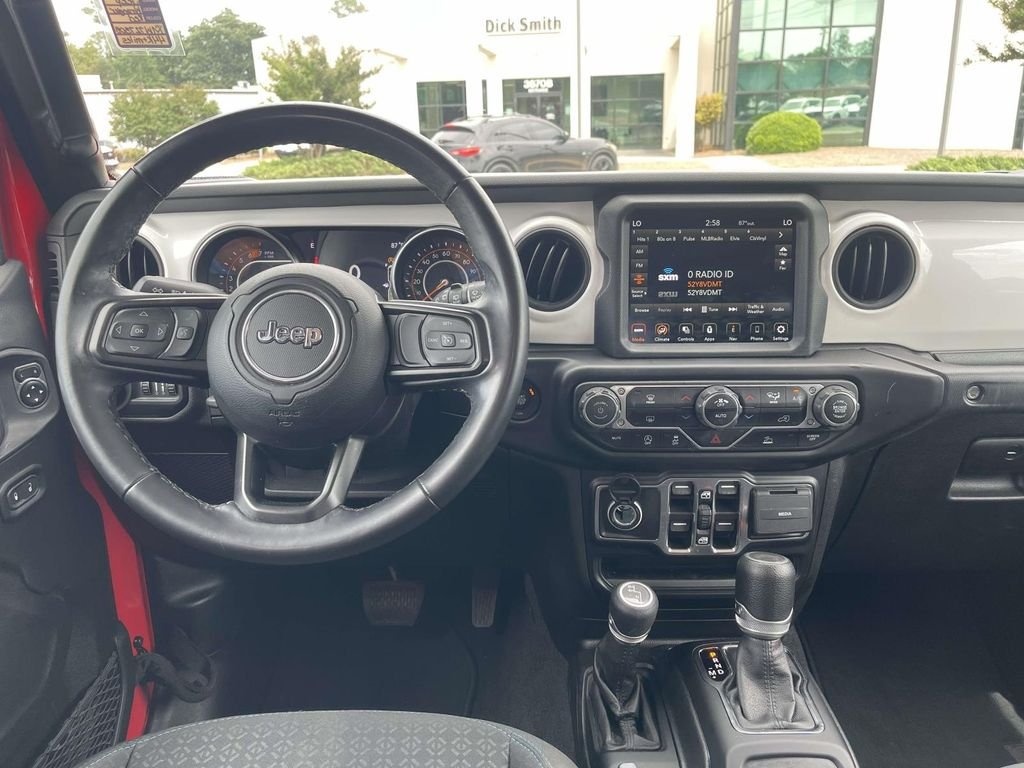 Used 2021 Red Jeep Unlimited Sport image 11