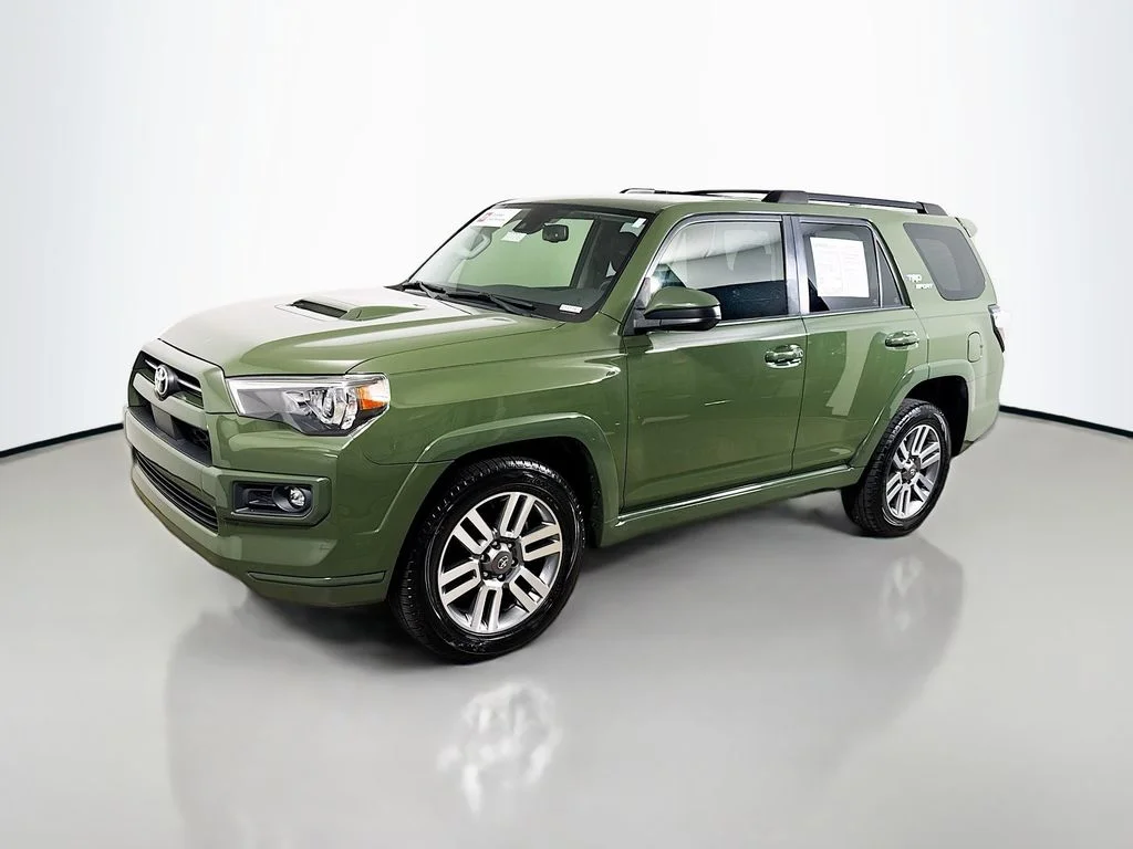 Certified Used 2022 Army Green Toyota TRD Sport image 3