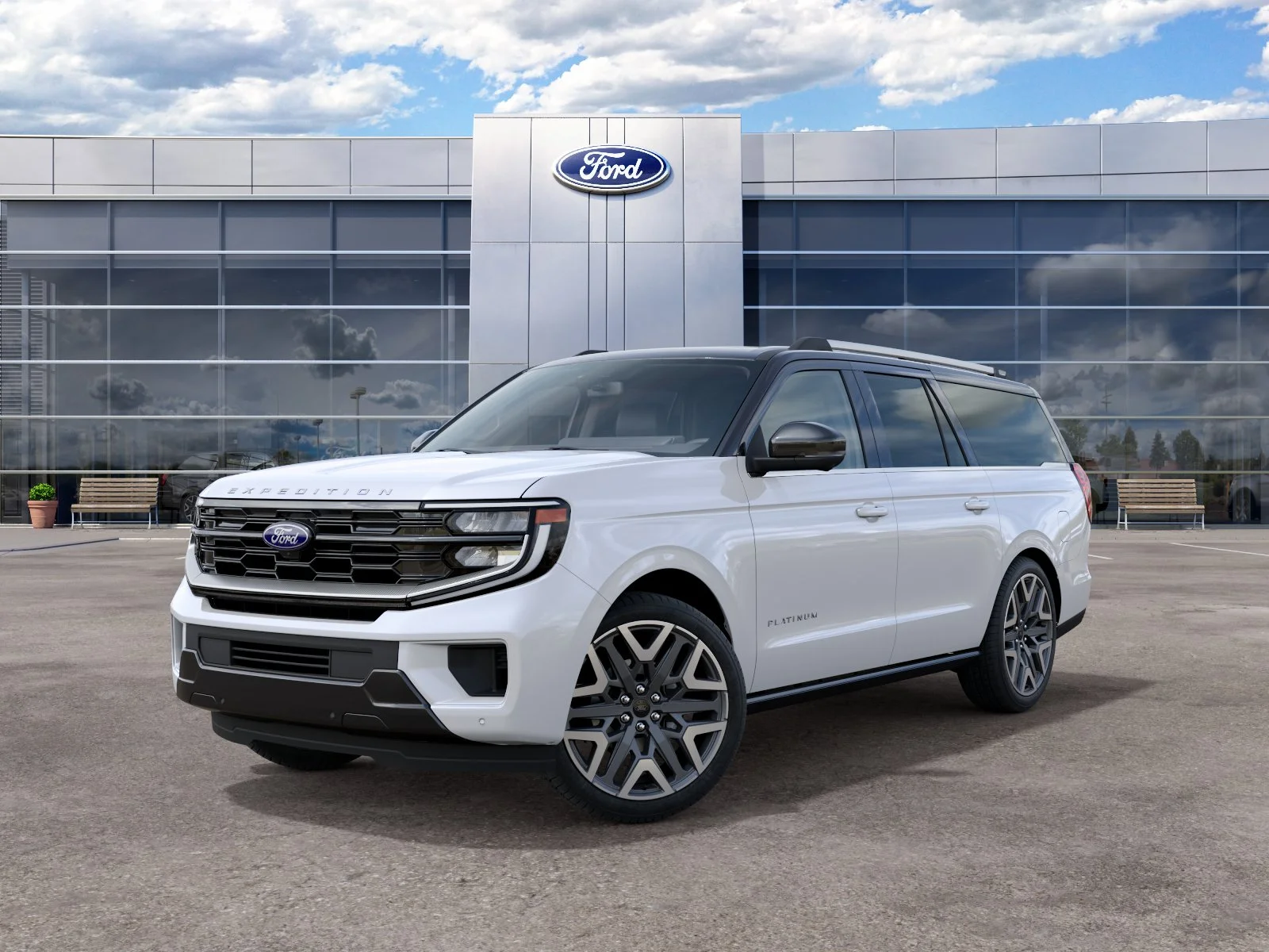New 2027 Star White Metallic Tri-Coat Ford Platinum image 27
