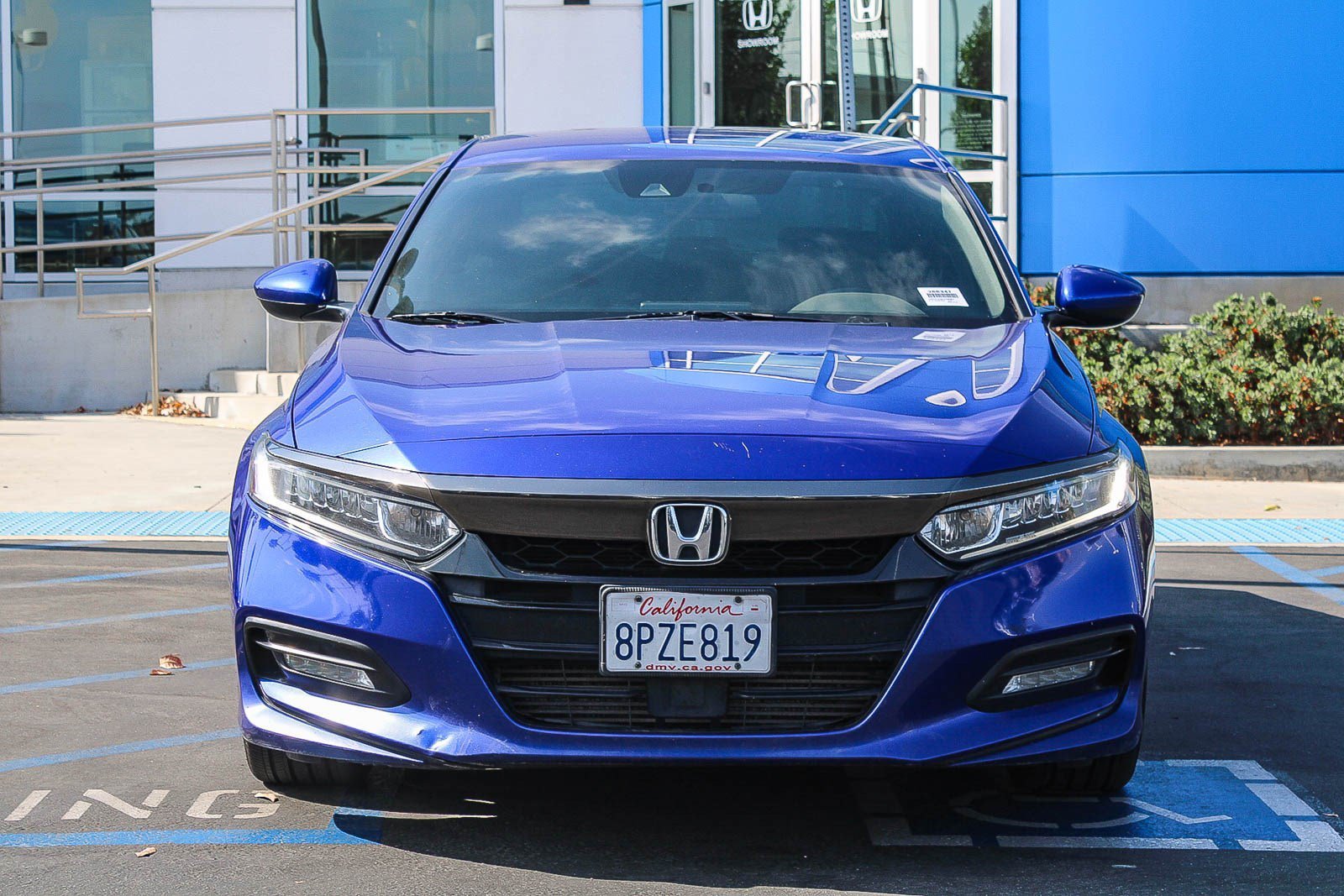 Certified Used 2020 Obsidian Blue Pearl Honda Sport image 2