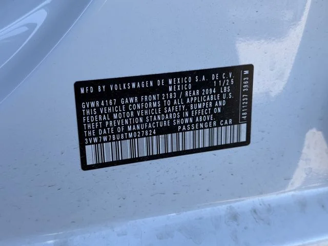 New 2026 White Volkswagen 1.5T SE image 24