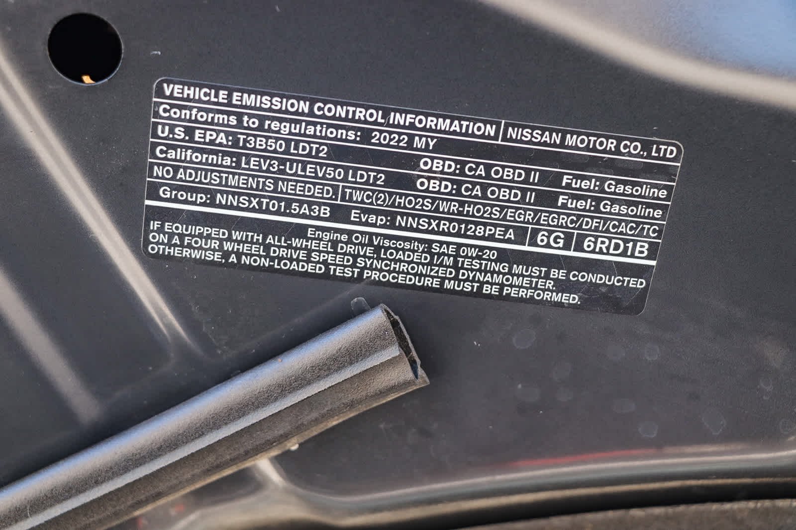 Used 2022 Super Black Nissan SV image 28