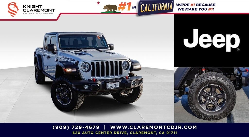 Used 2022 Silver Jeep Rubicon image 1