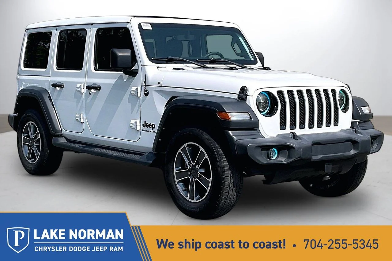 Used 2023 White Jeep Sport image 1