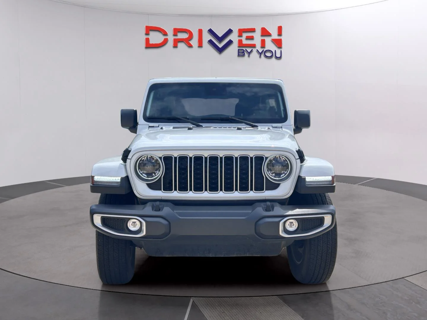 Used 2025 Bright White Clearcoat Jeep Sahara image 8