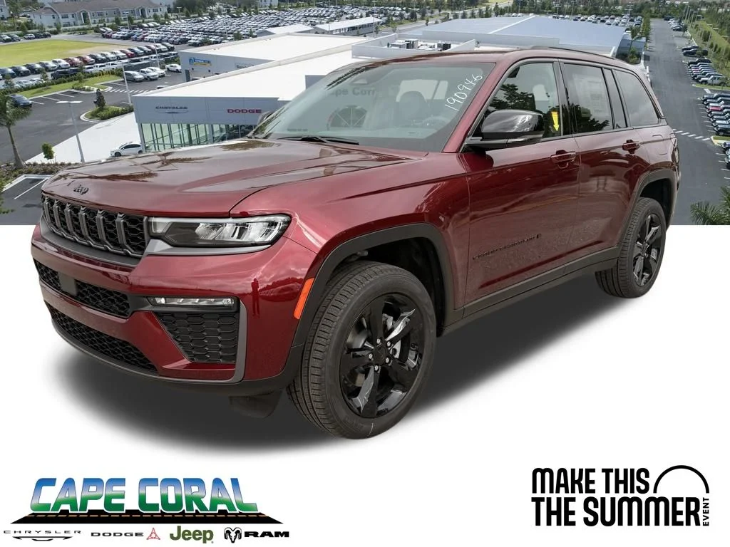 New 2026 Velvet Red Pearl-Coat Exterior Paint Jeep Limited image 1