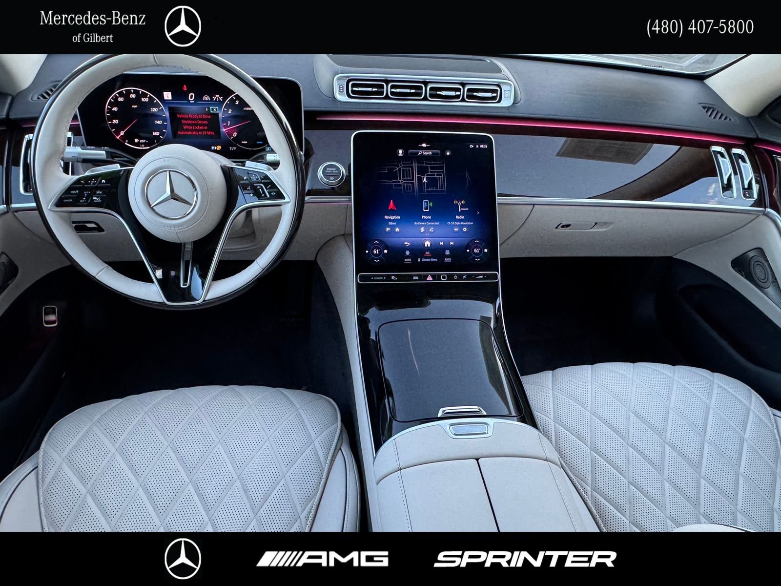 Certified Used 2026 White Mercedes-Benz S 580 image 26