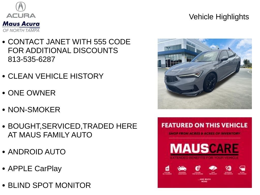 Used 2026 Urban Gray Pearl Acura A-Spec Package image 8