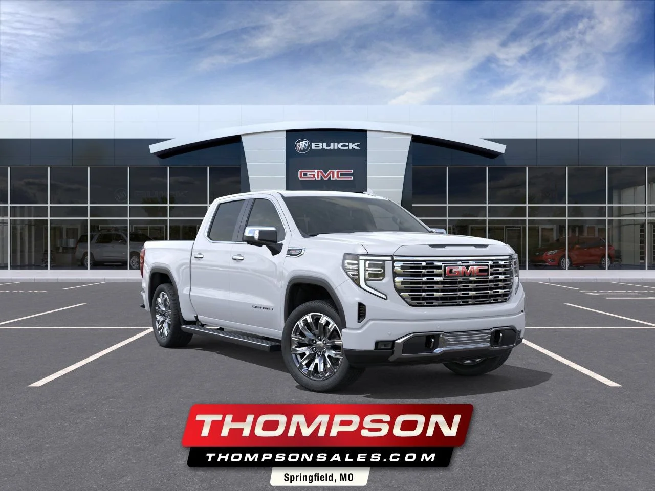 New 2026 Glacier White Tricoat GMC Denali image 1